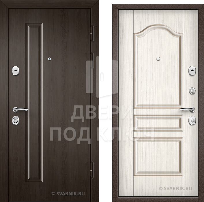 Входная утепленная дверь в коттедж ДПК-9850