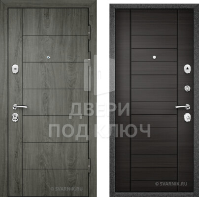 Металлическая входная дверь левого открывания в квартиру ДПК-3371